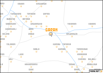 map of Garam