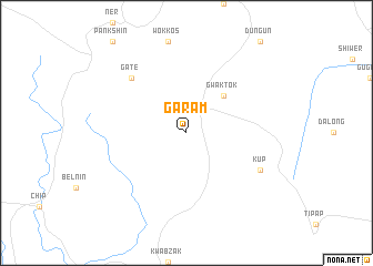 map of Garam