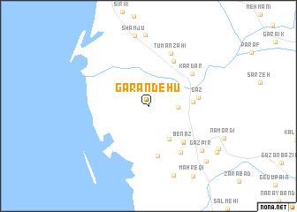 map of Gārandehū