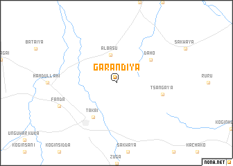 map of Garandiya