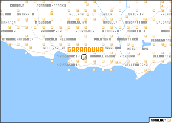 map of Garanduwa