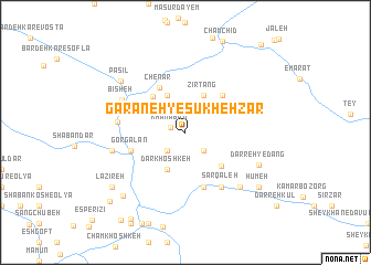 map of Garāneh-ye Sūkhehzār