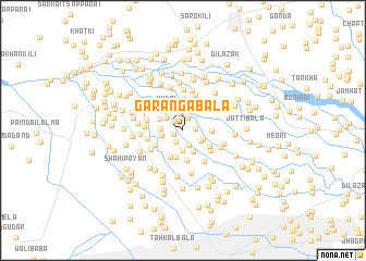 map of Garanga Bāla