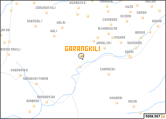 map of Garang Kili