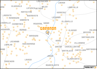 map of Garañón