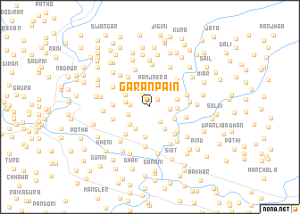 map of Garan Pain