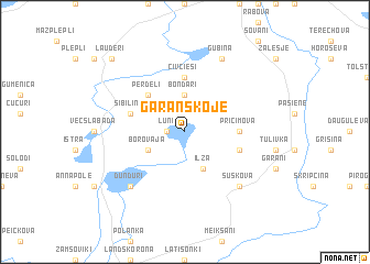 map of Garanskoje