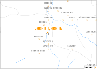 map of Ga-Rantlakane