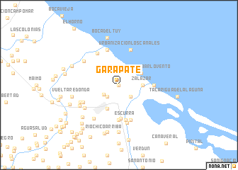 map of Garapate