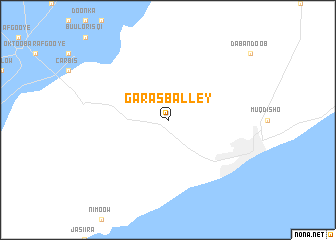 map of Garas Balley