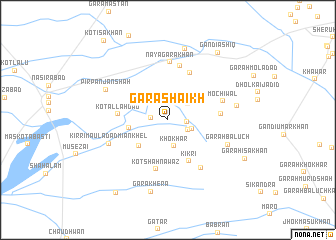 map of Gara Shaikh