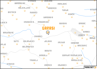 map of Garaši