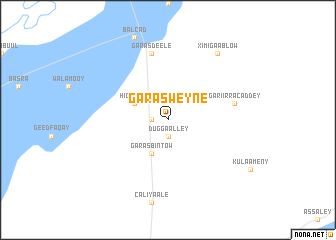 map of Garas Weyne