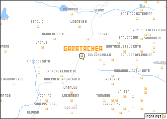 map of Garatachea