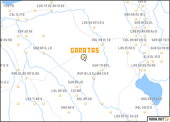 map of Garatas