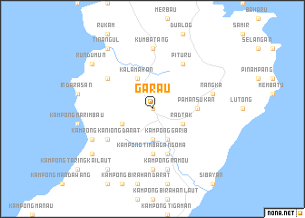 map of Garau