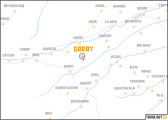 map of Gǝray