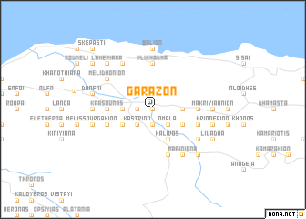 map of Garázon