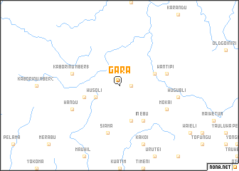 map of Gara