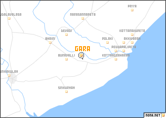 map of Gāra