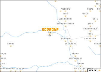 map of Garbadé
