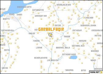 map of Garbal Faqīr