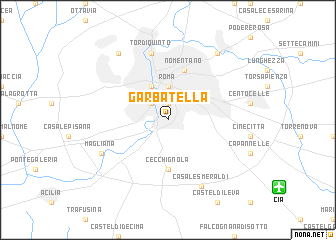 map of Garbatella