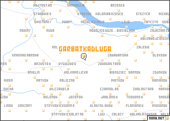 map of Garbatka Długa