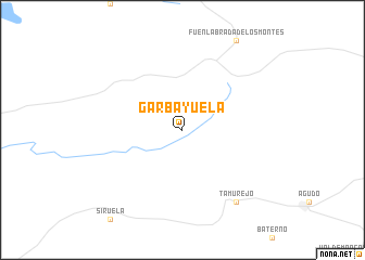 map of Garbayuela