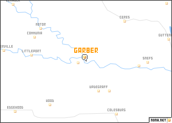 map of Garber
