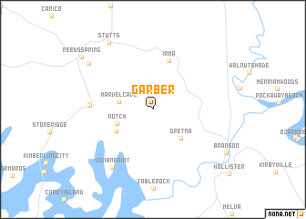 map of Garber