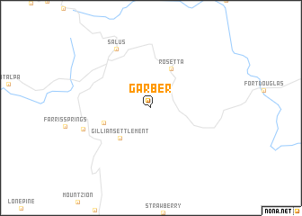 map of Garber