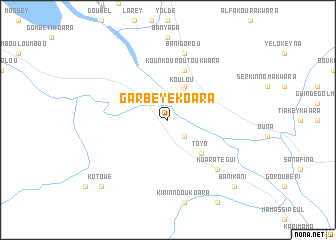 map of Garbèye-Koara