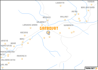 map of Gârbovăt