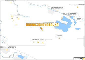 map of Garbuzovaya Balka