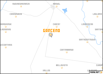 map of Garceño