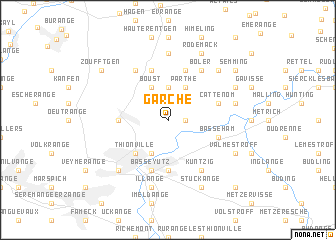 map of Garche