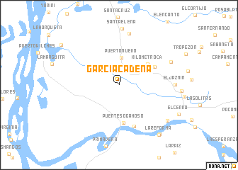 map of García Cadena