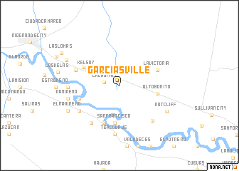 map of Garciasville