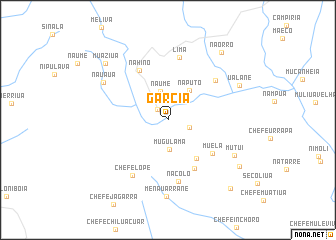 map of García