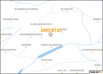 map of Garciotún