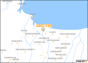 map of Garcitas