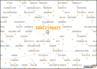 map of Garczyn Duży