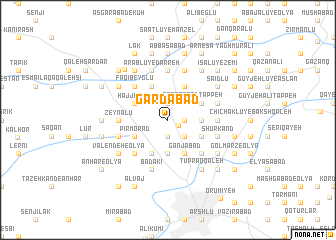 map of Gardābād