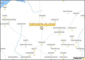 map of Gardaé Ajajoua