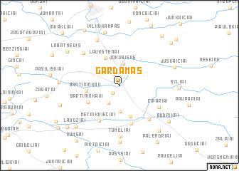 map of Gardamas