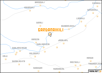 map of Gardanai Kili