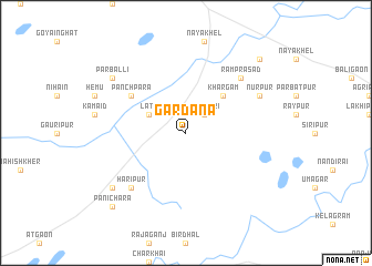 map of Gardāna