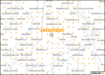 map of Gardanborī