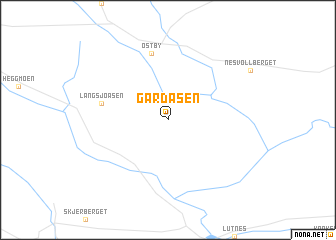 map of Gardåsen